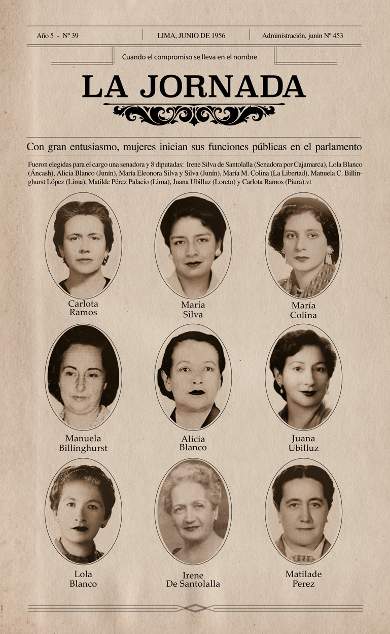 Primeras parlamentarias, Irene Santolalla