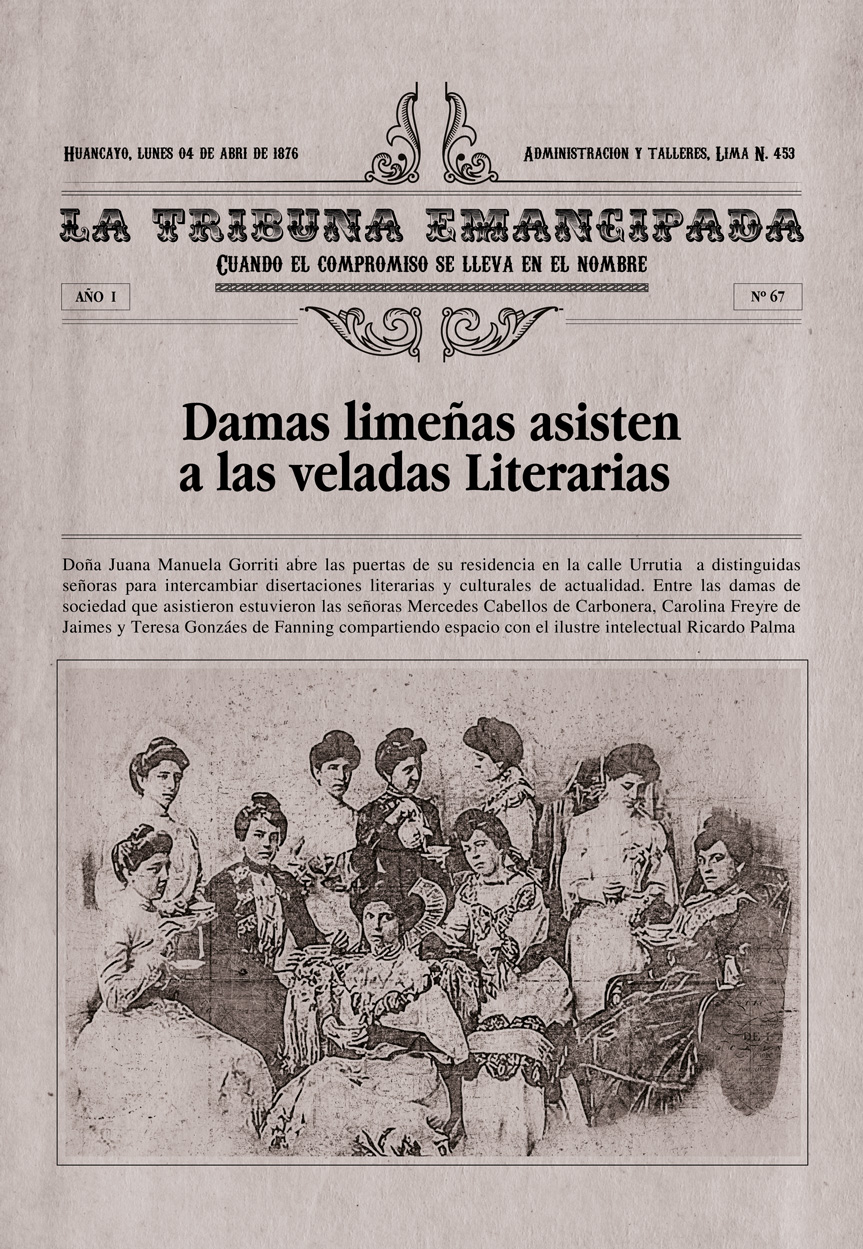 Juana Manuela Gorriti, Teresa Gonzáles de Fanning, Carolina Freyre de Jaimes, Mercedes Cabello de Ca