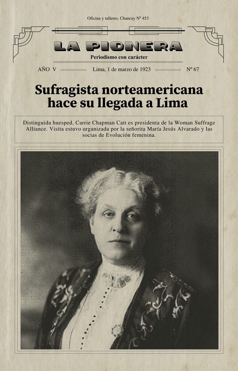 Carrie Chapman Catt, Evolución Femenina, Sufragio femenino